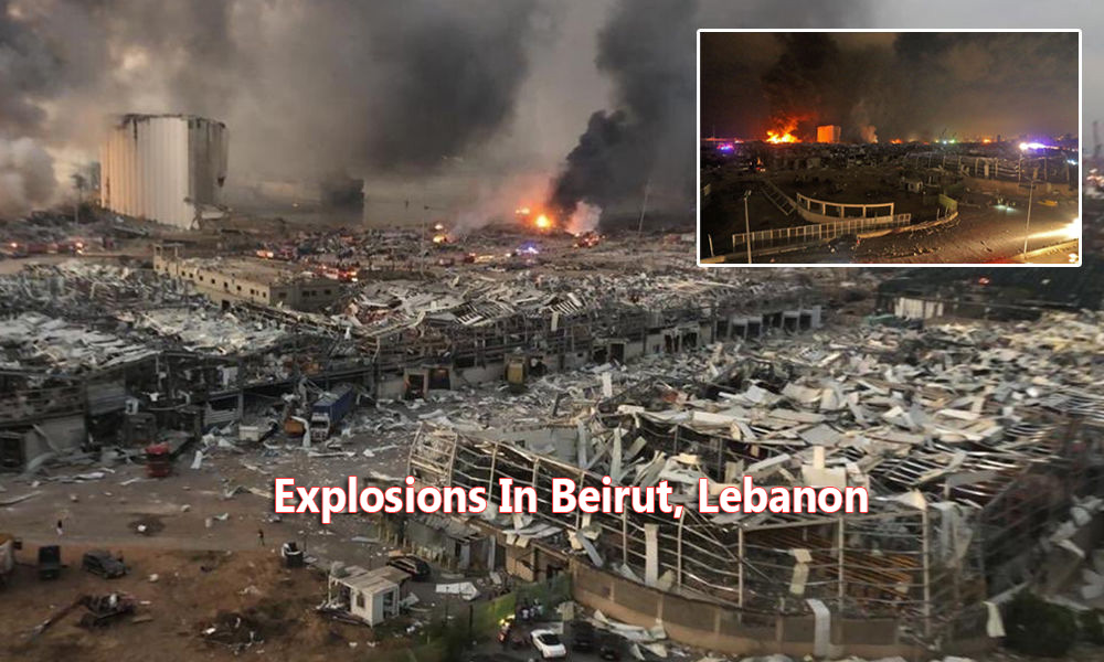 Explosions in Beirut, Lebanon